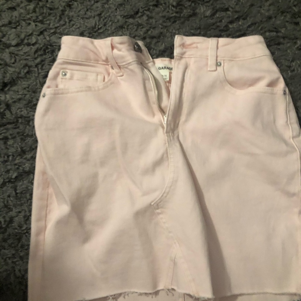 Light pink denim skirt - Picture 2 of 5